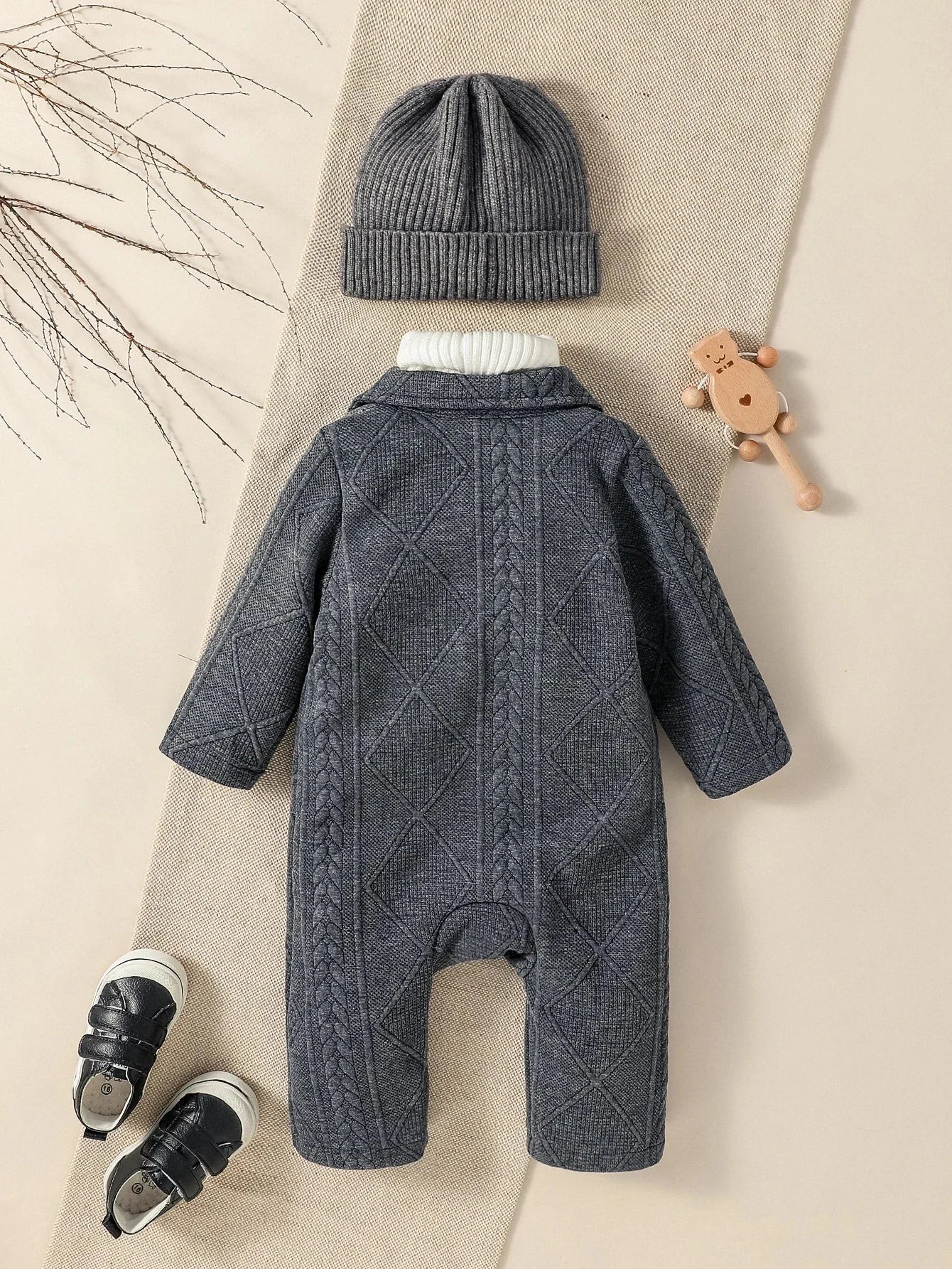 Macacão Infantil Manga Longa Zíper Estilo Streetwear Lenogue