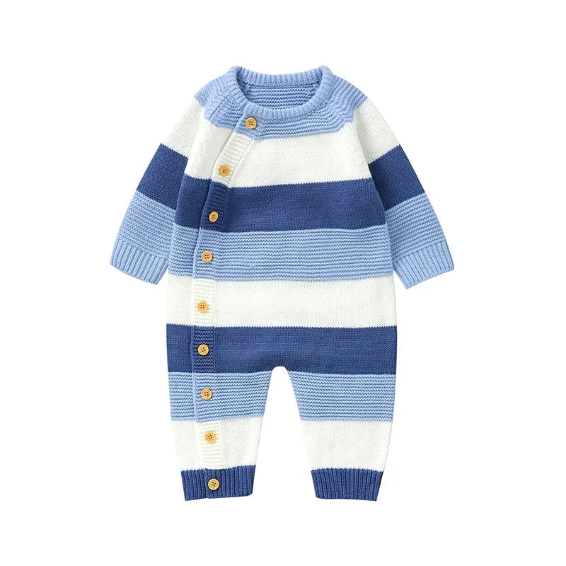 Macacão Infantil Tricot Gola Alta Manga Longa Lenogue
