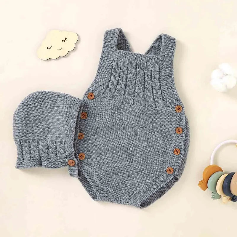 Macacão Romper Infantil Cute Cloud Lenogue Cinza / 0-3 Meses