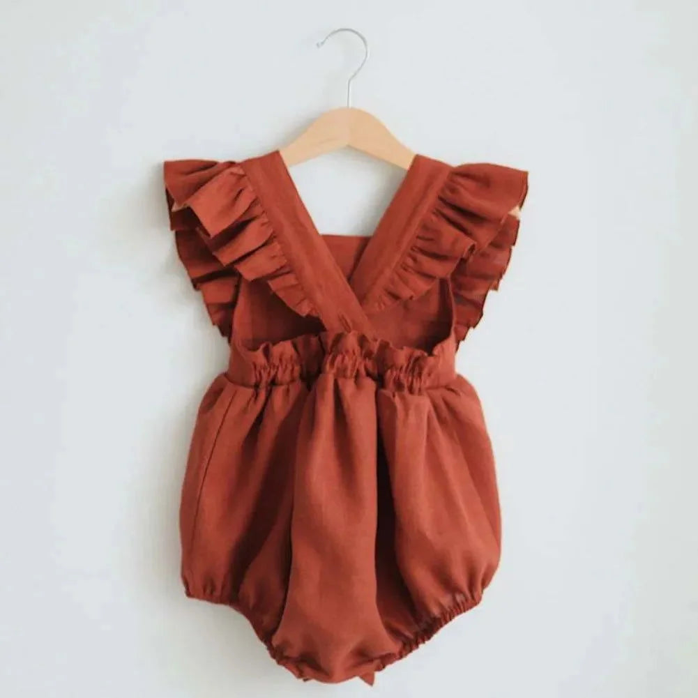 Macacão Romper Infantil Gaia Lenogue