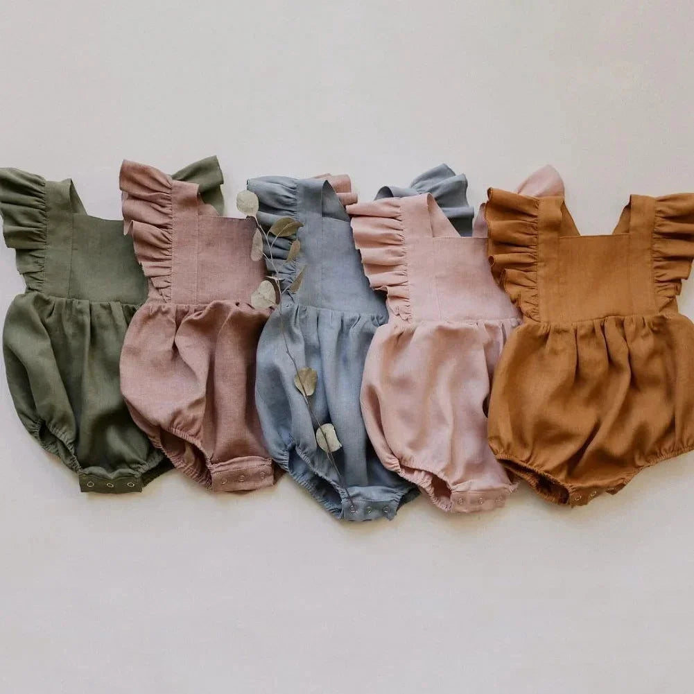 Macacão Romper Infantil Gaia Lenogue