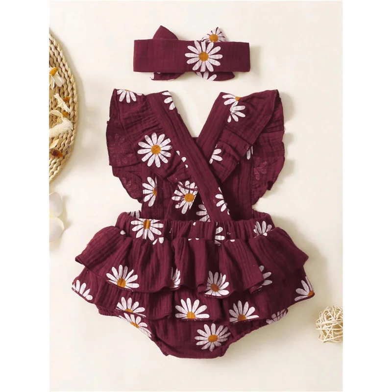 Macacão Romper Infantil Margarida Lenogue