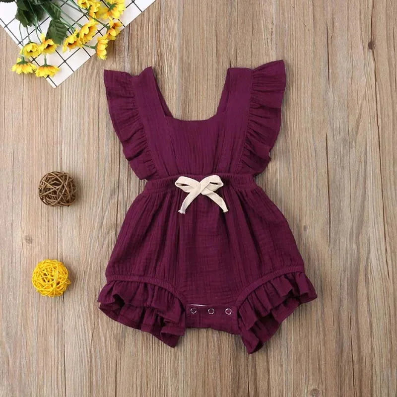 Macacão Romper Infantil Maria Isabel Lenogue Vinho / 3-6 Meses