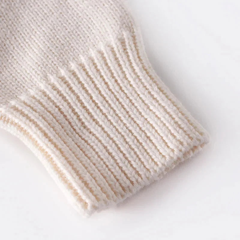 Macacão Romper Infantil Tricot Coração Rosa Lenogue