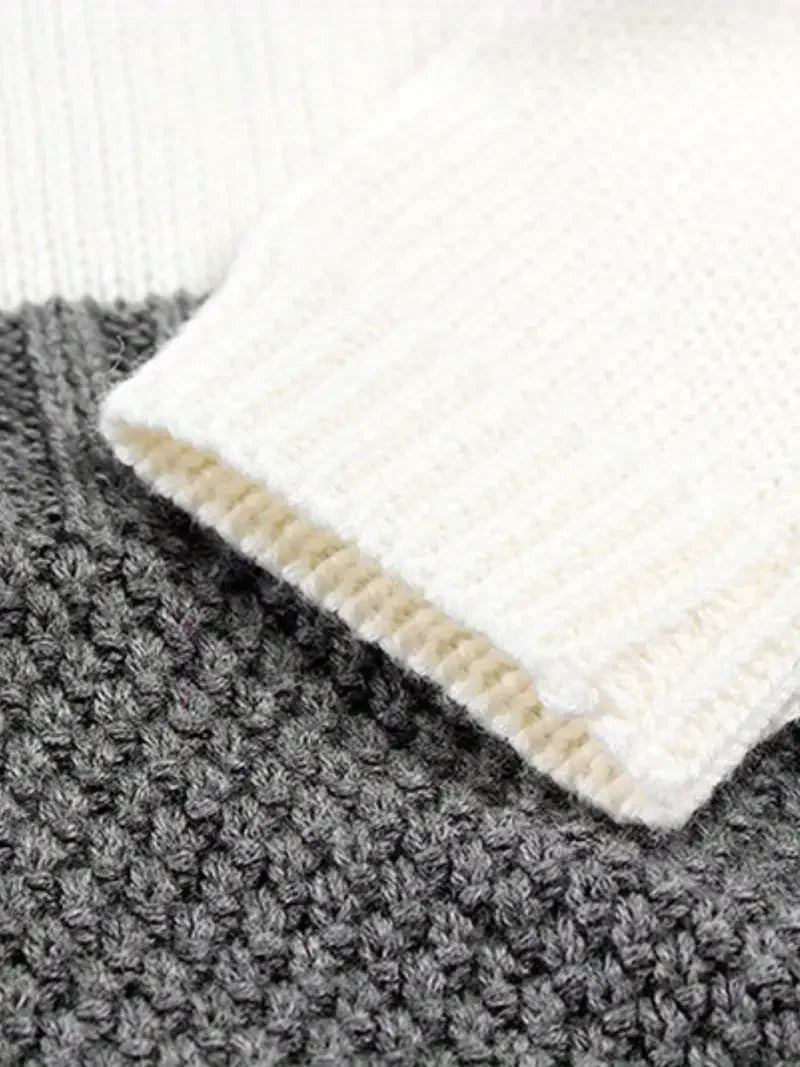 Macacão Romper Infantil Tricot Preto e Bege Lenogue