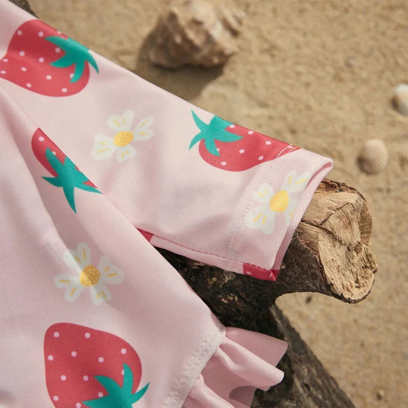 Maiô Infantil Feminino Alice Rosa Lenogue