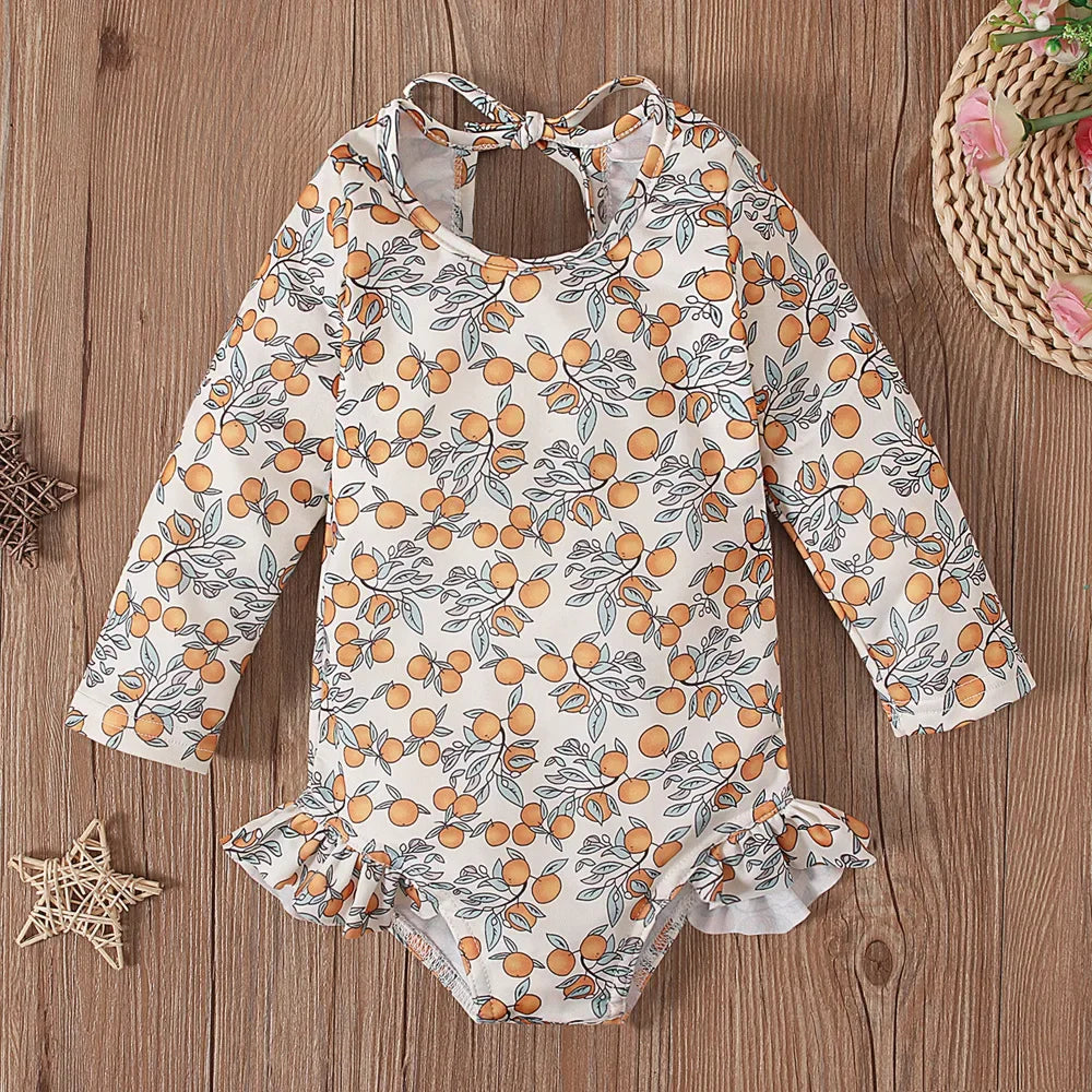 Maiô Infantil Feminino Charlotte Lenogue Branco / 6-12 Meses