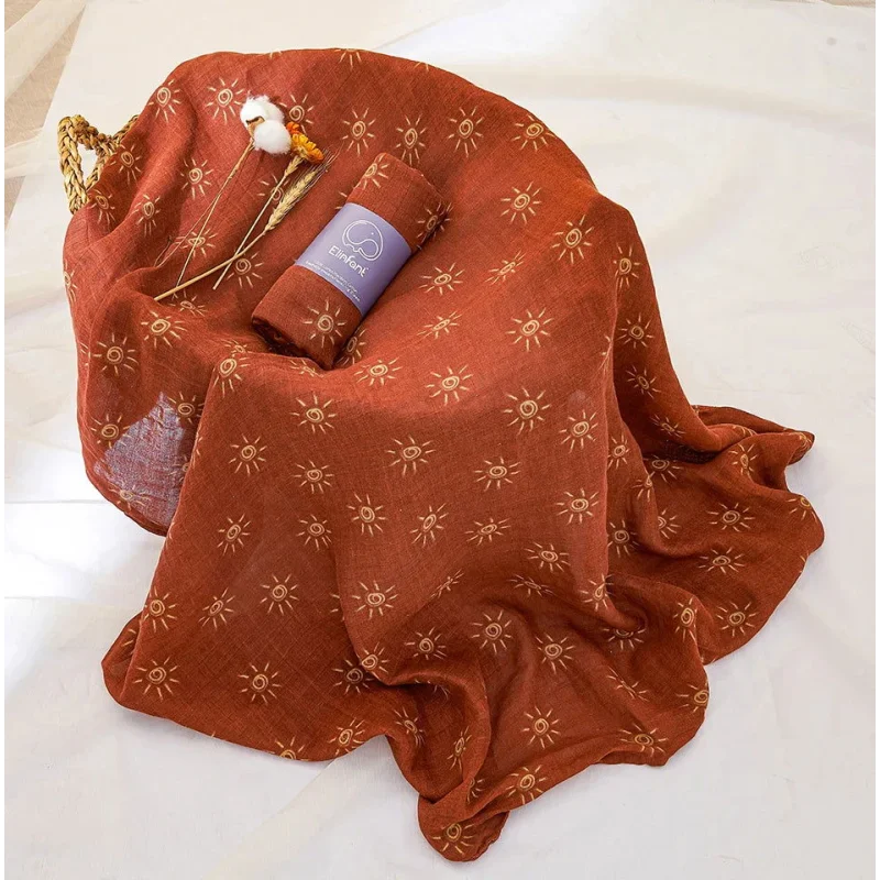 Manta Infantil Algodão Orgânico Colorida Lenogue Mod. 11 / 110 x 120cm