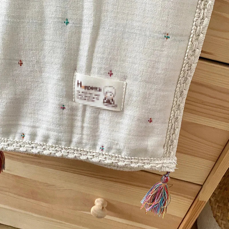 Manta Infantil Gaze Algodão 6 Camadas Jacquard Lenogue