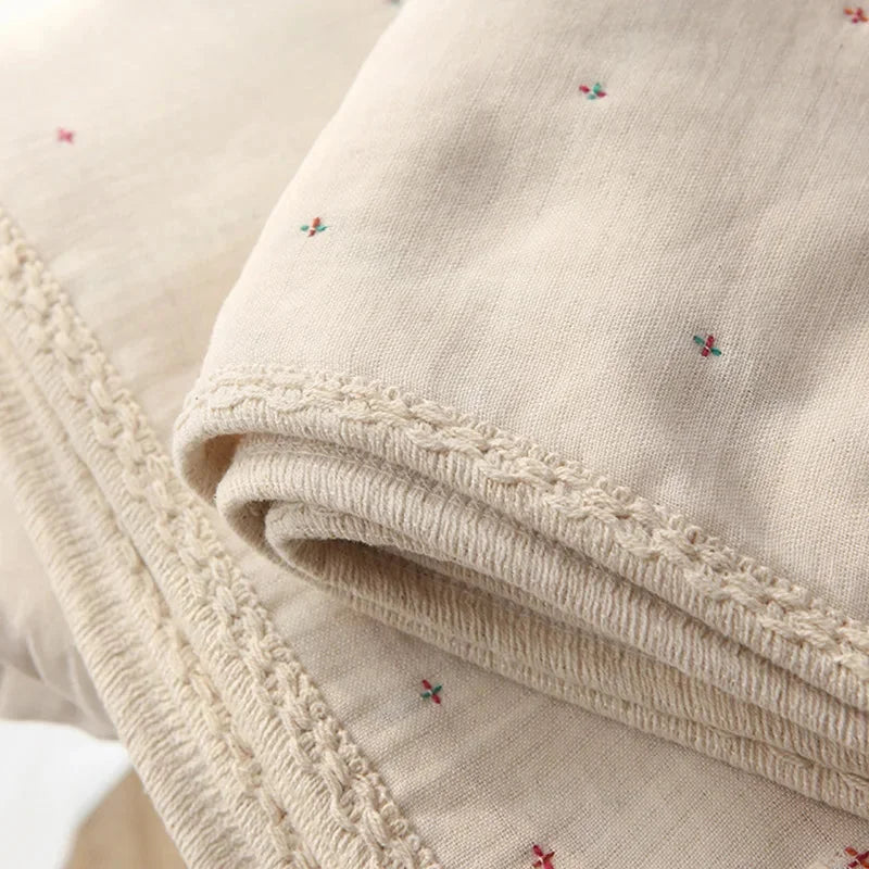 Manta Infantil Gaze Algodão 6 Camadas Jacquard Lenogue