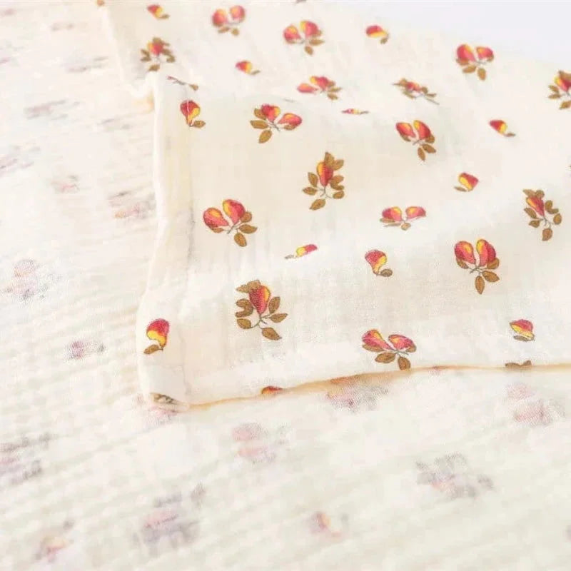 Manta Infantil Musselina Algodão Branca Lenogue