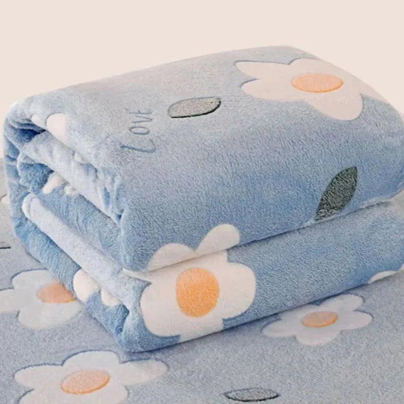 Manta Infantil Térmica Pelúcia Macia Lenogue Azul / 100 x 150cm