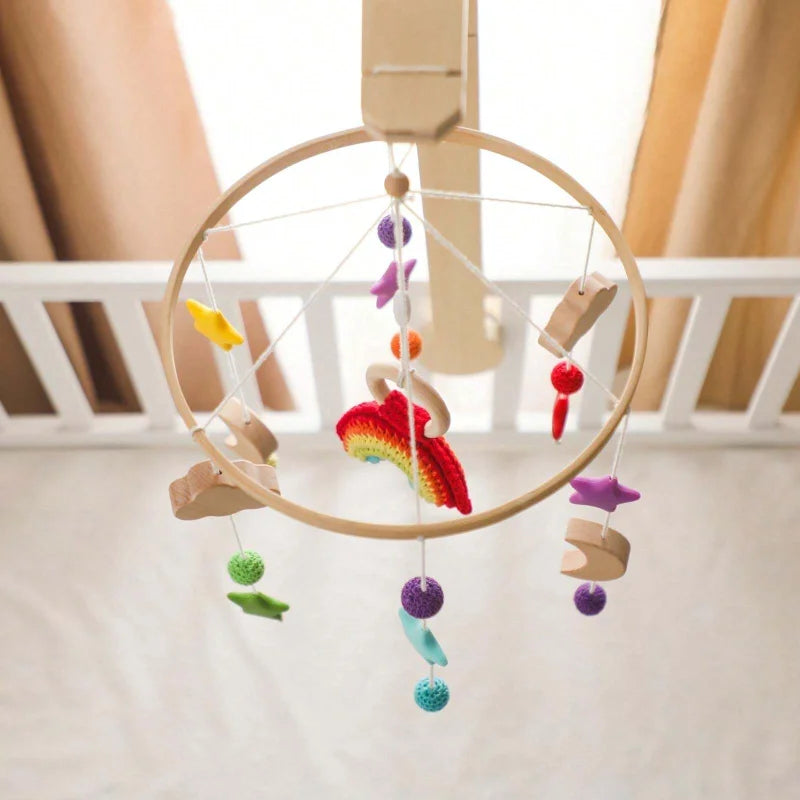 Mobile Infantil para Berço Arco-íris Lenogue
