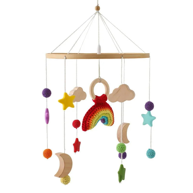 Mobile Infantil para Berço Arco-íris Lenogue