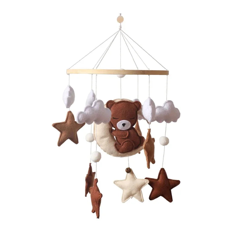 Mobile Infantil para Berço Ursinho Marrom Lenogue