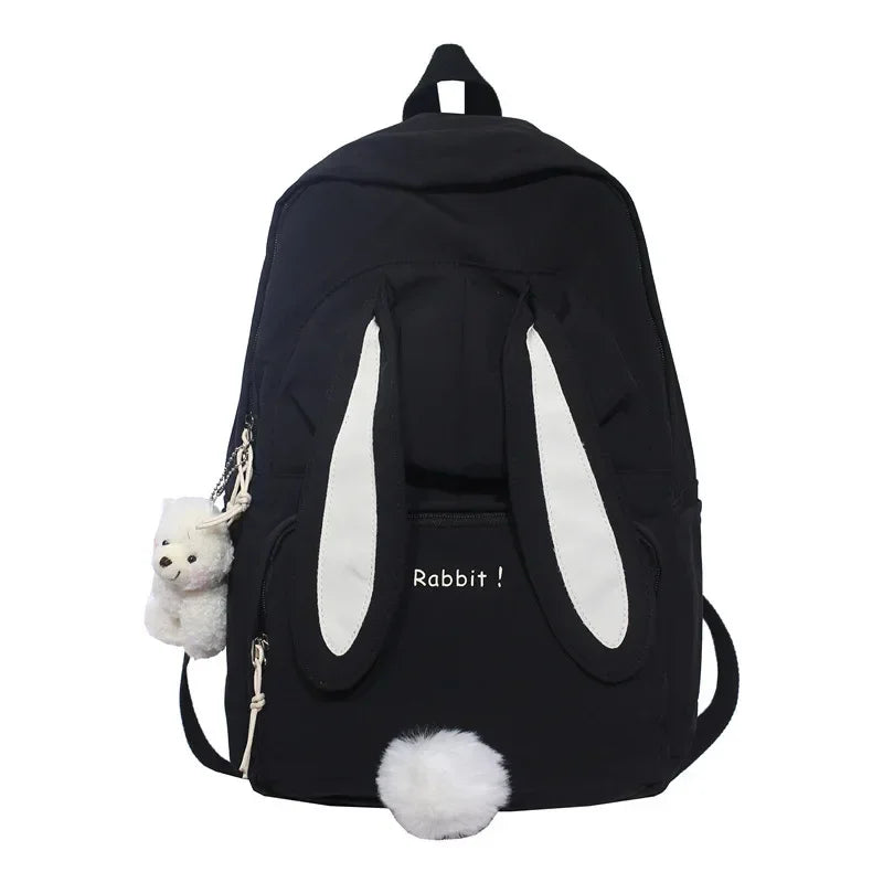 Mochila Infantil de Nylon Estampa Coelho Lenogue