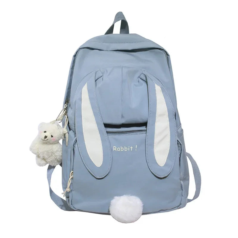 Mochila Infantil de Nylon Estampa Coelho Lenogue