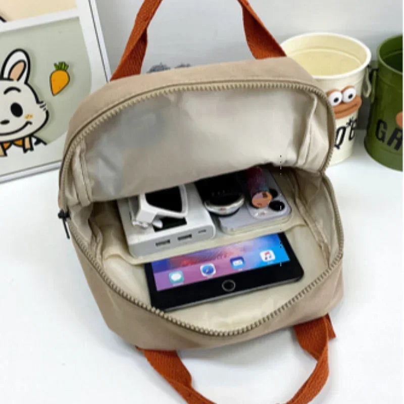 Mochila Infantil Dino Bege e Verde Lenogue