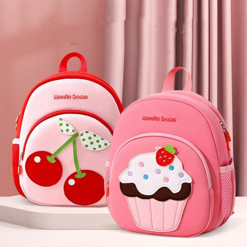 Mochila Infantil Estampa Flor de Cerejeira Rosa Lenogue