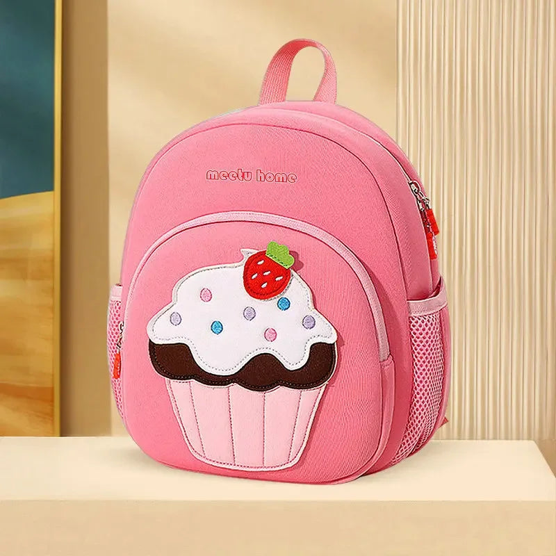 Mochila Infantil Estampa Flor de Cerejeira Rosa Lenogue Bolo