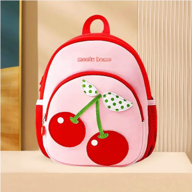 Mochila Infantil Estampa Flor de Cerejeira Rosa Lenogue Cereja