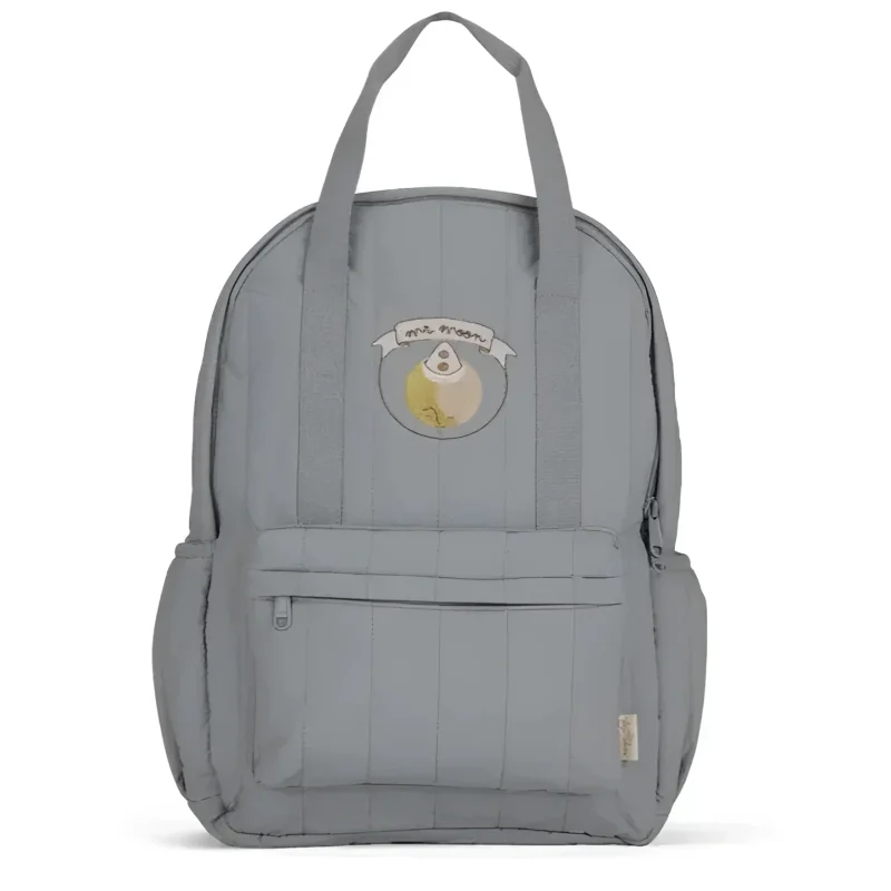 Mochila Infantil Vintage Lenogue Cinza