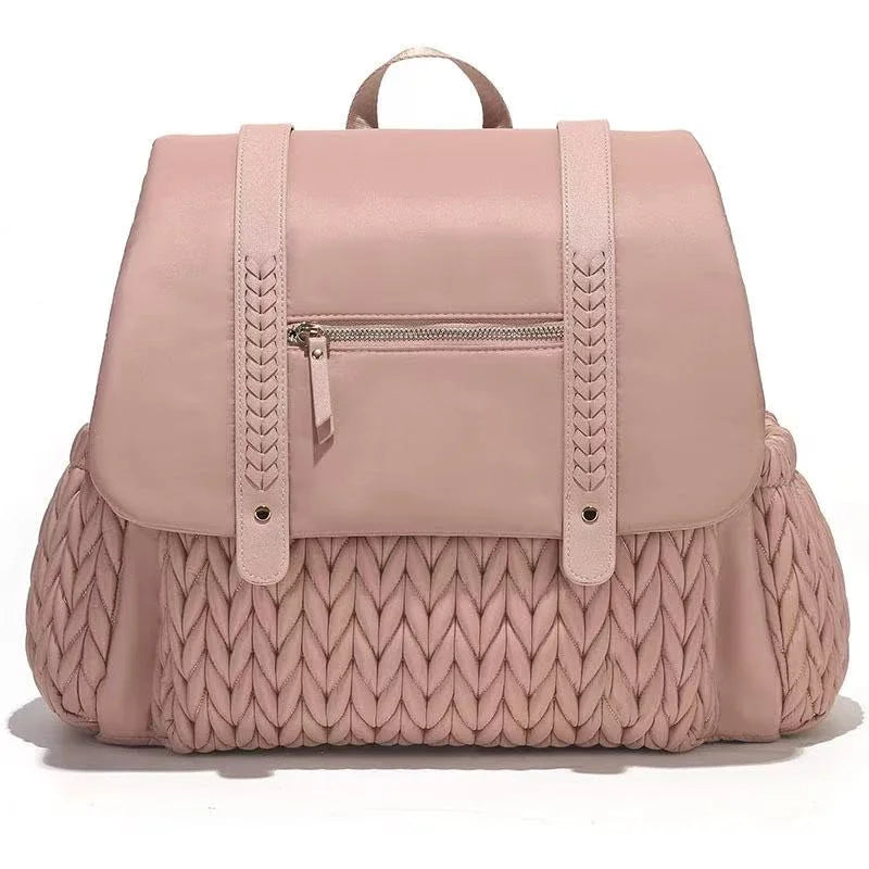 Mochila Maternidade Infantil Impermeável Alta Capacidade Lenogue Rosa