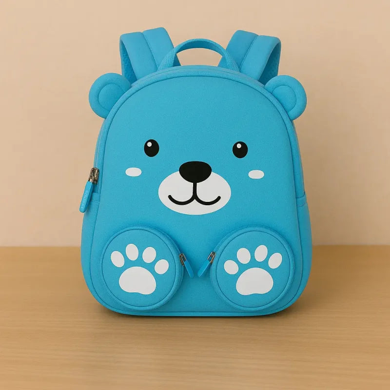 Mochilinha Infantil com Estampa 3d Ursinho Lenogue Urso Azul