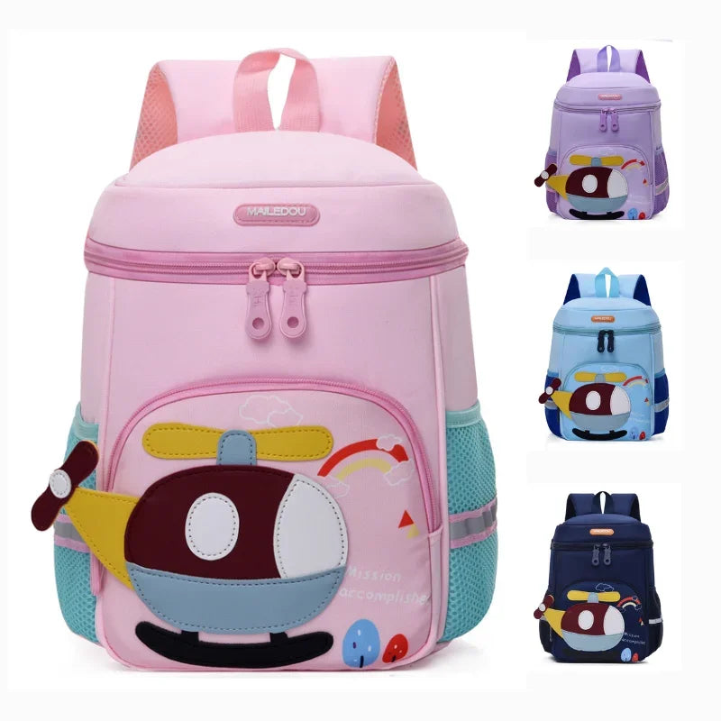 Mochilinha Infantil Estampa Avião Lenogue