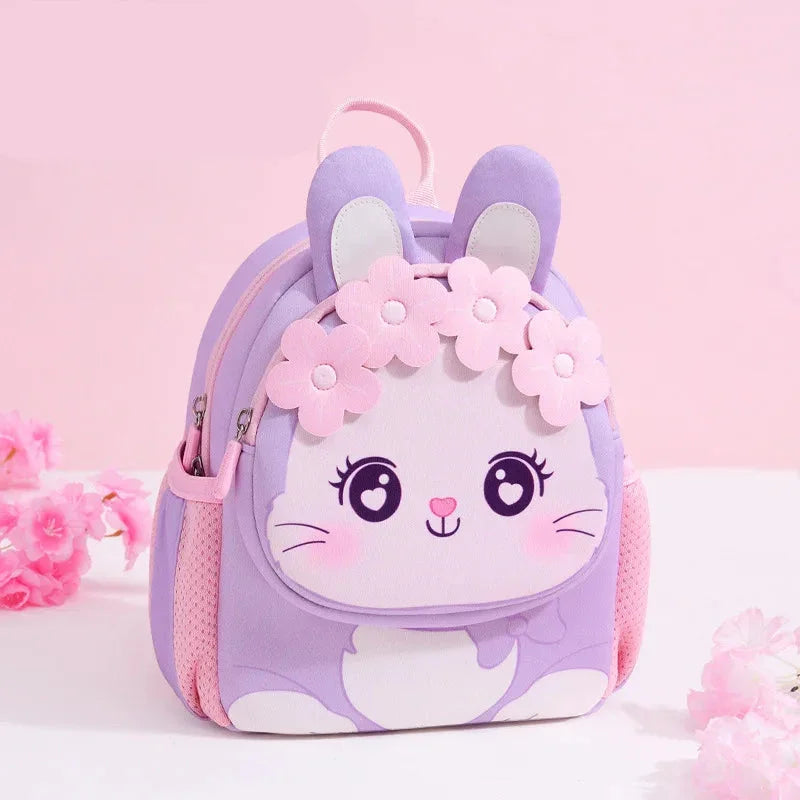 Mochilinha Infantil Estampa Coelhinho Roxo e Rosa Lenogue Coelho Roxa (g)