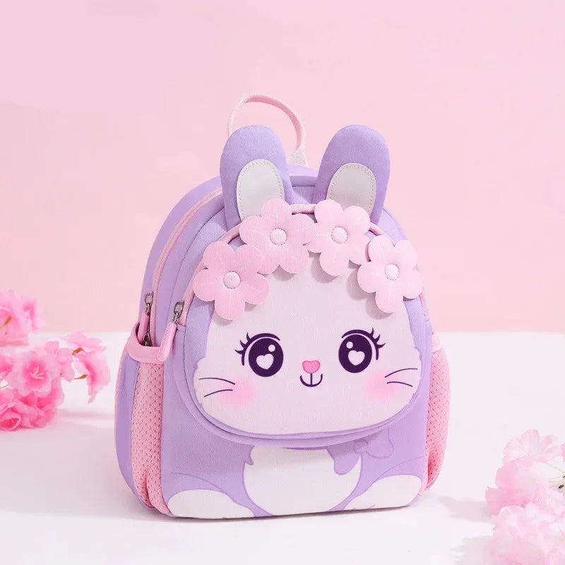 Mochilinha Infantil Estampa Coelhinho Roxo e Rosa Lenogue Coelho Roxa (p)