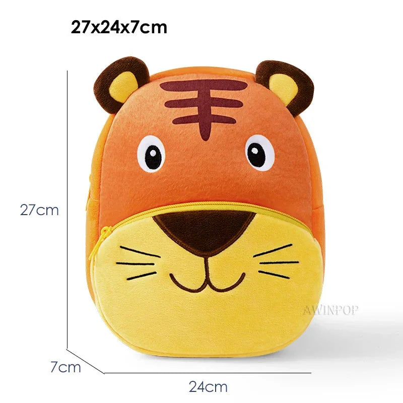 Mochilinha Infantil Estampa de Animais Lenogue