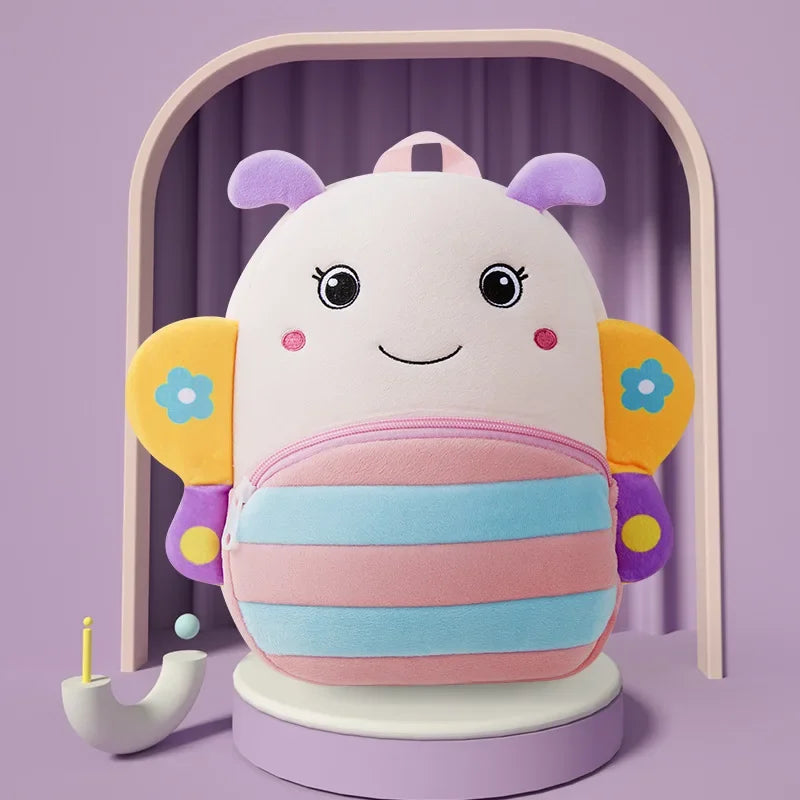 Mochilinha Infantil Estampa de Animais Lenogue Borboleta