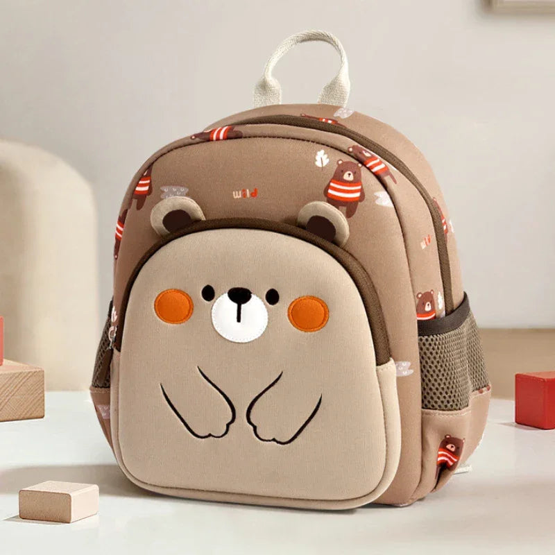 Mochilinha Infantil Unissex Colorida Lenogue Urso