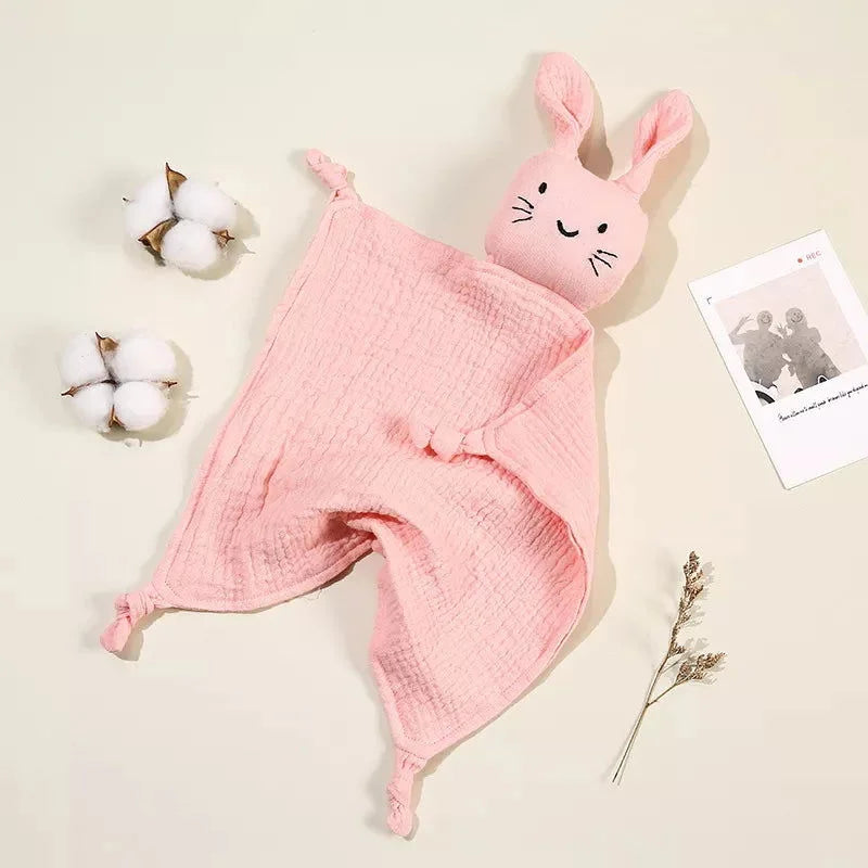 Naninha Infantil Rabbit Colorido Lenogue Rosa Bebê