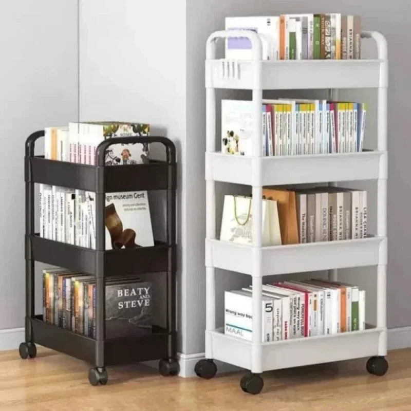 Organizador Infantil com Rodas para Livros e Brinquedos Lenogue