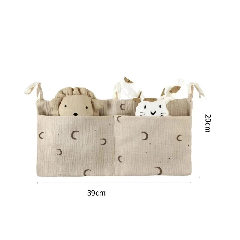 Organizador Infantil Portátil Fraldas e Mamadeiras Lenogue Mod. 02 - Bege