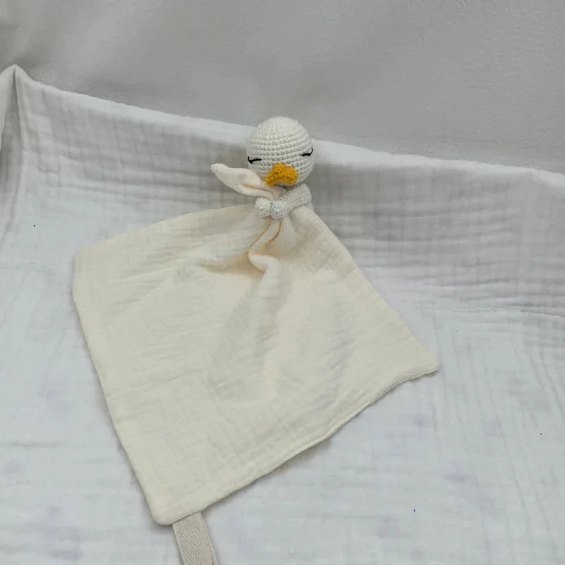 Paninho Infantil para Chupeta e Naninha Lenogue Pato Bege