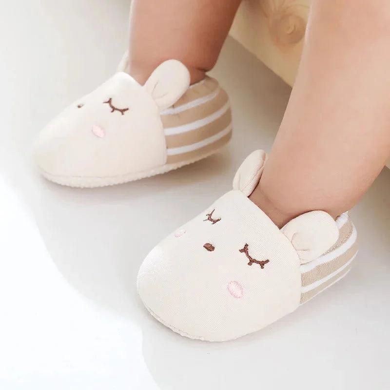 Pantufa Infantil Bichinhos Algodão Colorida Lenogue