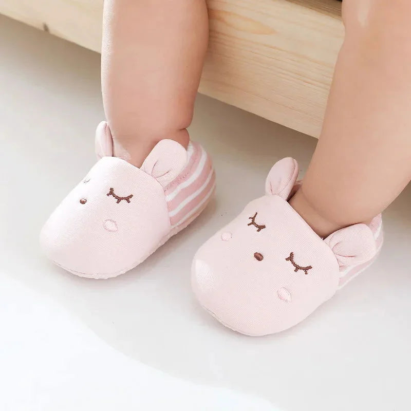 Pantufa Infantil Bichinhos Algodão Colorida Lenogue