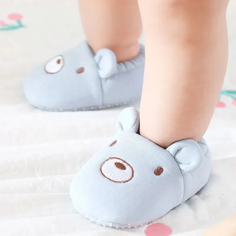 Pantufa Infantil Bichinhos Algodão Colorida Lenogue