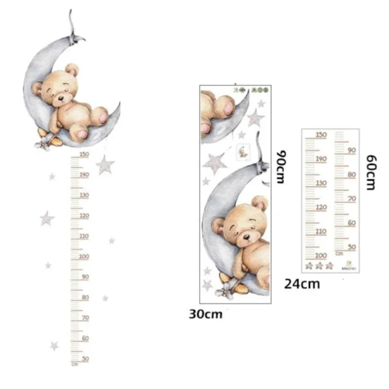 Papel Adesivo Infantil Medidor de Altura Lenogue 1 Peça (150 Cm)