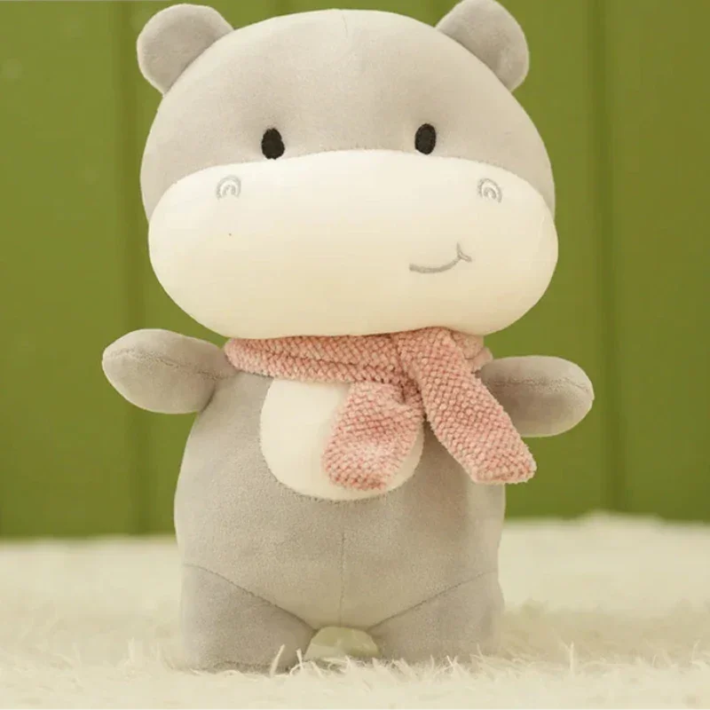 Pelúcia Infantil Animais Diversos Coloridos Lenogue Hipopótamo / 23cm