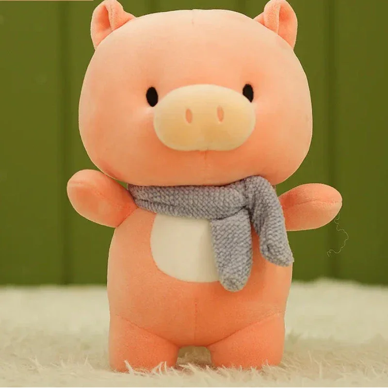 Pelúcia Infantil Animais Diversos Coloridos Lenogue Porco / 23cm