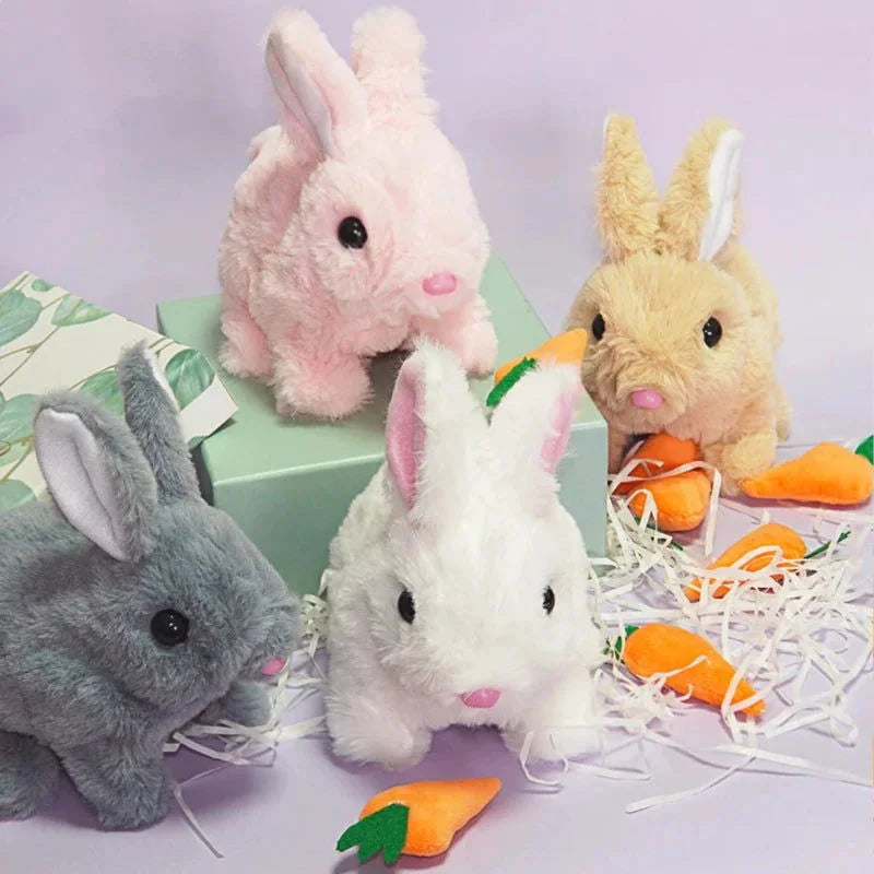 Pelúcia Infantil Coelho Elétrico Lenogue