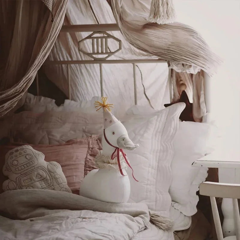 Pelúcia Infantil de Parede Patito Lenogue Branco