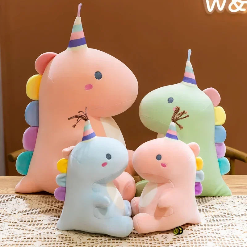 Pelúcia Infantil Dinossauro Almofada de Dormir Modelo Lenogue