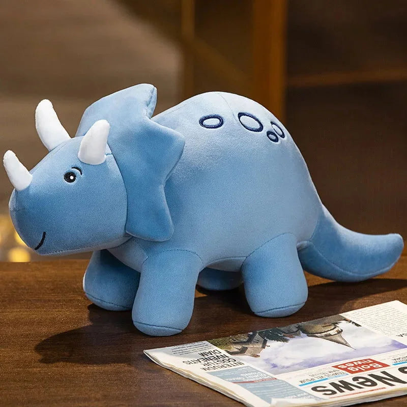Pelúcia Infantil Dinossauro Lenogue Azul / m (38 a 45 Cm)