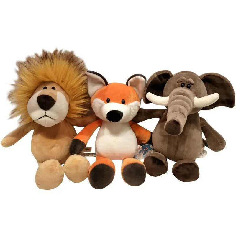 Pelúcia Infantil Elefante da Floresta Cinza Lenogue / 25 Cm