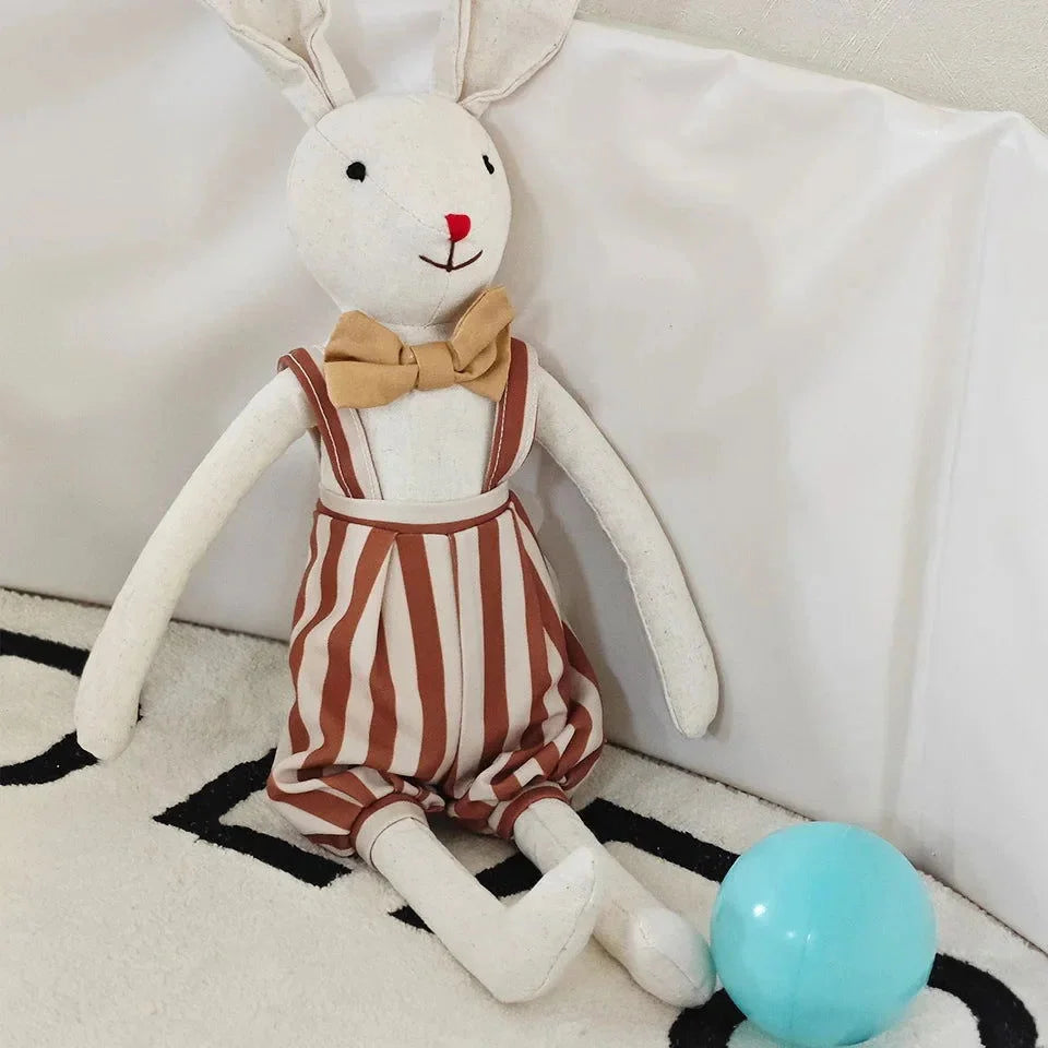 Pelúcia Infantil Little Bunny Branca Lenogue Coelho / 31 x 50cm